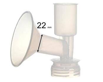 Ameda tekli pompa seti huni 22 mm