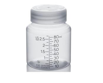 80 ml süt saklama kapları 10 lu